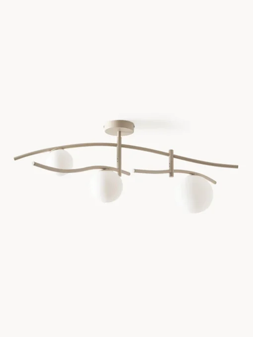 Plafones|Lámparas De Techo>Westwing Collection Plafón grande Nebo Beige claro