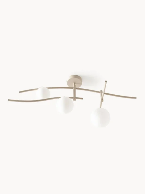 Plafones|Lámparas De Techo>Westwing Collection Plafón grande Nebo Beige claro