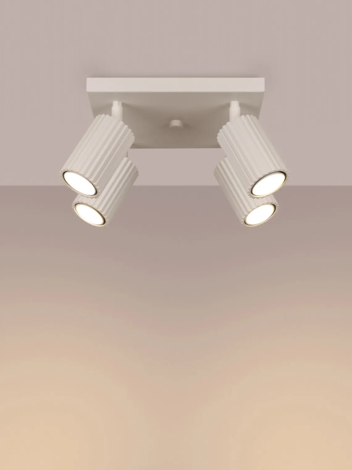 Plafones|Lámparas De Techo> Plafón pequeño Gleam Off White