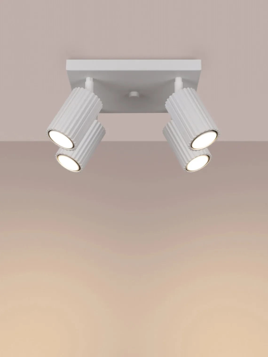 Plafones|Lámparas De Techo> Plafón pequeño Gleam Blanco