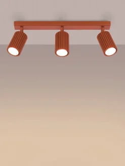 Plafones|Lámparas De Techo></noscript> Plafoniera LED Gleam Terracota