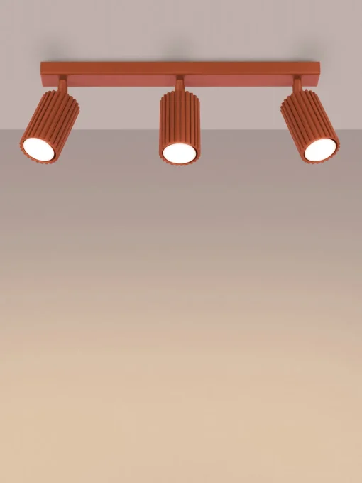 Plafones|Lámparas De Techo> Plafoniera LED Gleam Terracota