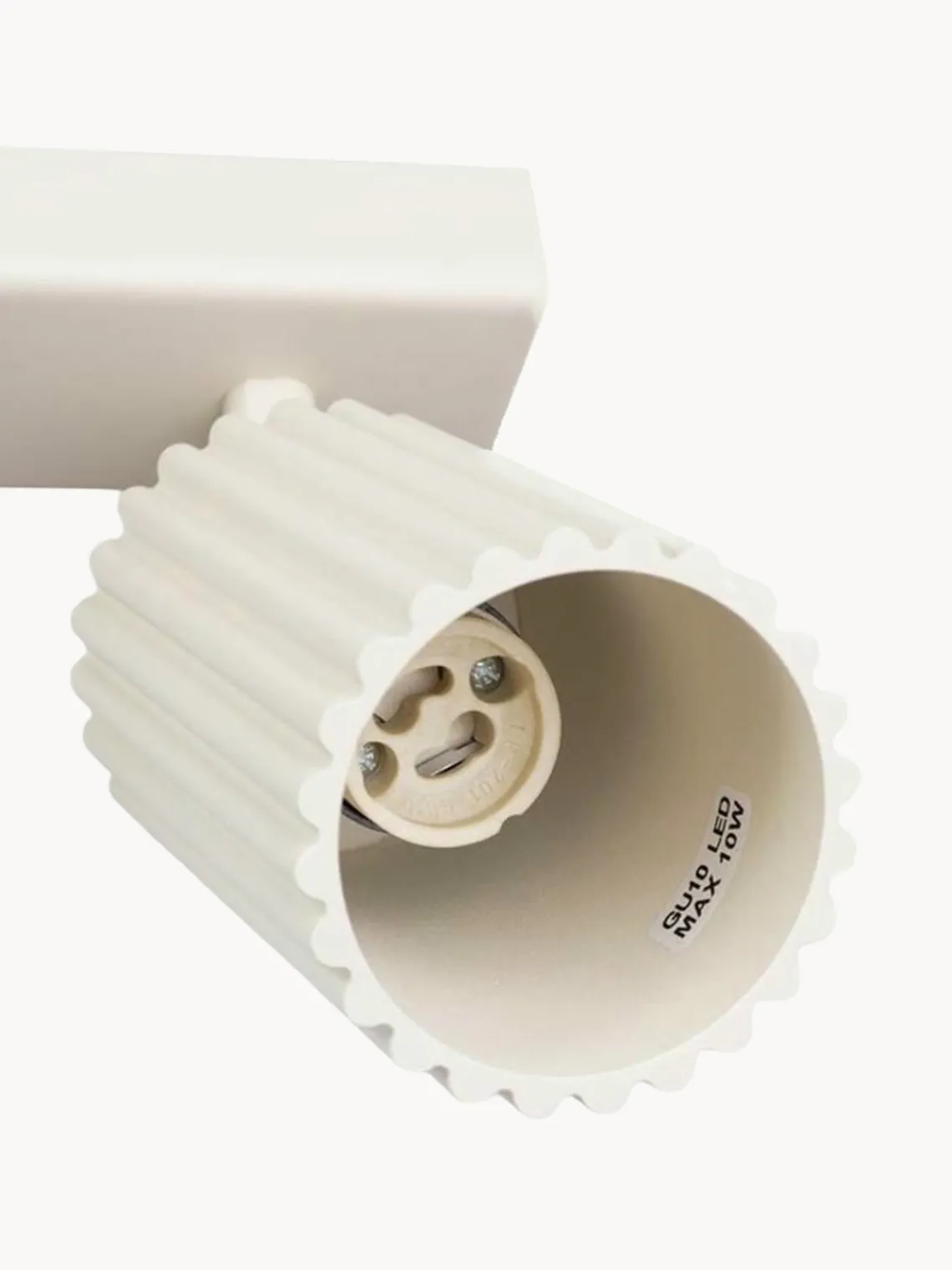 Plafones|Lámparas De Techo> Plafoniera LED Gleam Blanco Off White