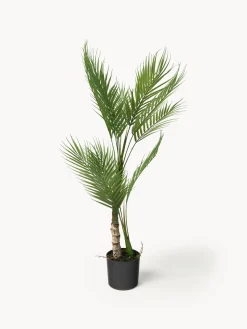 Jarrones|Flores Artificiales> Planta artificial en macetero Palme