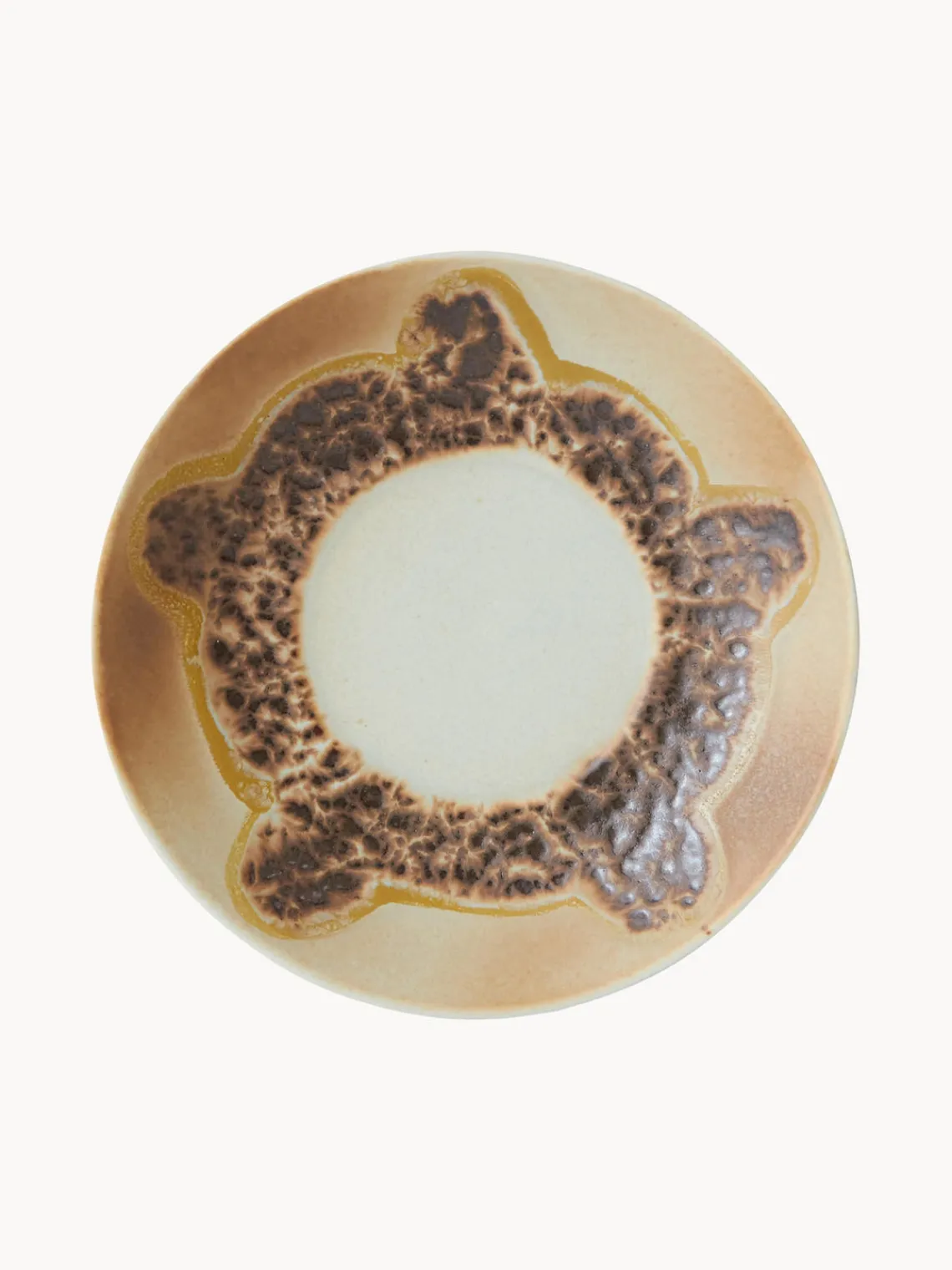 Hot Platitos artesanales de gres 70's, 4 uds. Tazas Y Mugs|Vajillas Completas