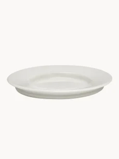 Tazas Y Mugs|Vajillas Completas>SERAX Platitos de porcelana con esmalte reactivo Dune, 2 uds. Blanco