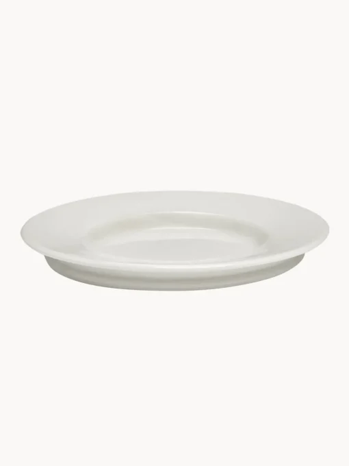 Tazas Y Mugs|Vajillas Completas>SERAX Platitos de porcelana con esmalte reactivo Dune, 2 uds. Blanco
