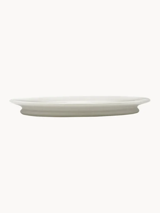 Tazas Y Mugs|Vajillas Completas>SERAX Platitos de porcelana con esmalte reactivo Dune, 2 uds. Blanco