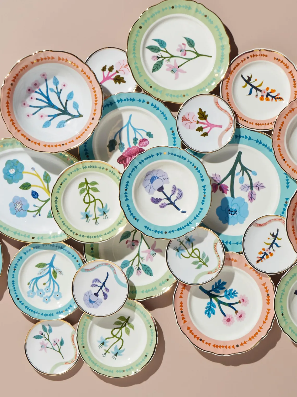 Online Plato artesanal de porcelana Alpine Platos De Postre|Vajillas Completas