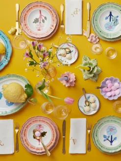 Online Plato artesanal de porcelana Alpine Platos De Postre|Vajillas Completas