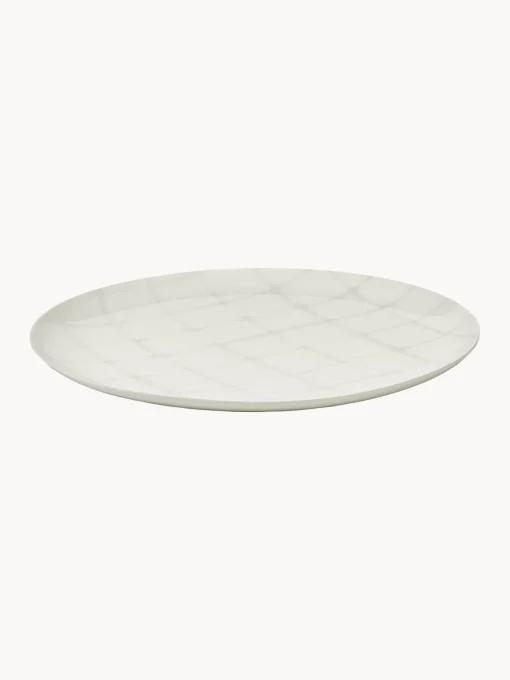 Vajillas Completas|Menaje De Mesa>SERAX Plato de porcelana con esmalte reactivo Zuma, 2 uds. Blanco, gris claro, brillante