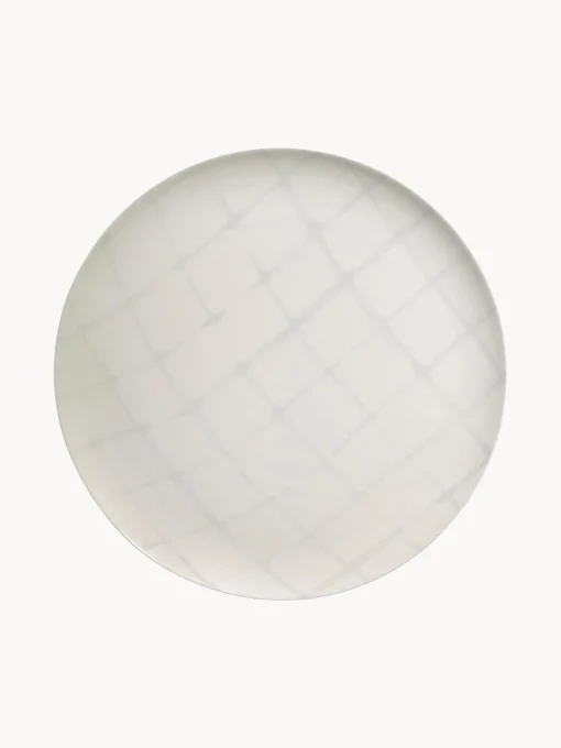Vajillas Completas|Menaje De Mesa>SERAX Plato de porcelana con esmalte reactivo Zuma, 2 uds. Blanco, gris claro, brillante