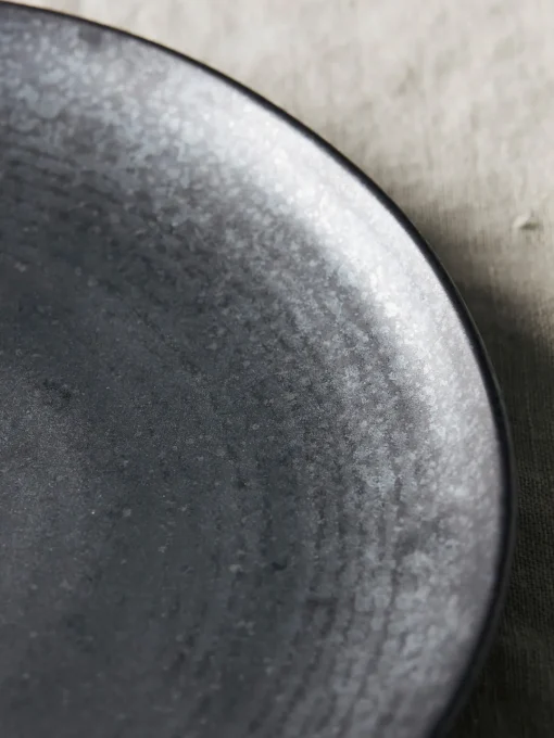 Platos De Postre|Vajillas Completas>House Doctor Plato de postre Pion Gris antracita jaspeado