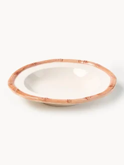 Platos Hondos|Vajillas Completas></noscript>Les Ottomans Plato hondo pintado a mano Bamboo