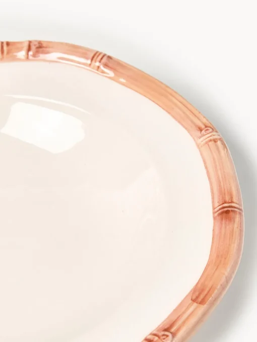 Platos Hondos|Vajillas Completas>Les Ottomans Plato hondo pintado a mano Bamboo