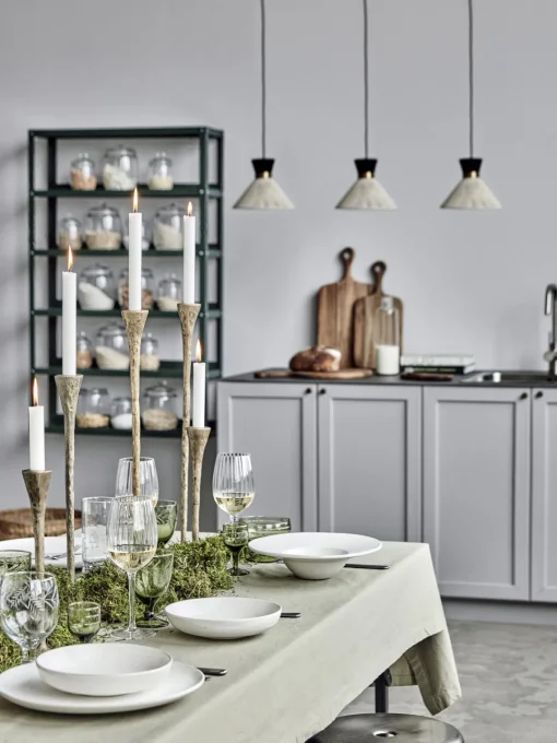 Platos Hondos|Vajillas Completas>House Doctor Plato hondo Pion Blanco Off White jaspeado