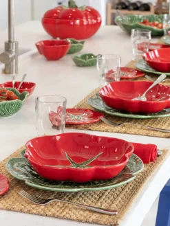 Platos Hondos|Vajillas Completas></noscript>BORDALLO PINHEIRO Plato hondo Tomato, 2 uds.