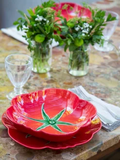 Platos Hondos|Vajillas Completas></noscript>BORDALLO PINHEIRO Plato hondo Tomato, 2 uds.