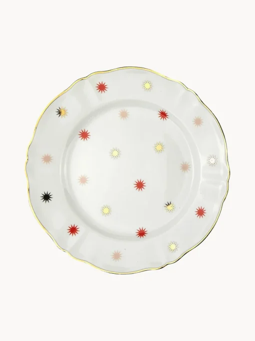 Platos Llanos|Vajillas Completas>Bitossi Home Plato llano artesanal de porcelana Abracadabra