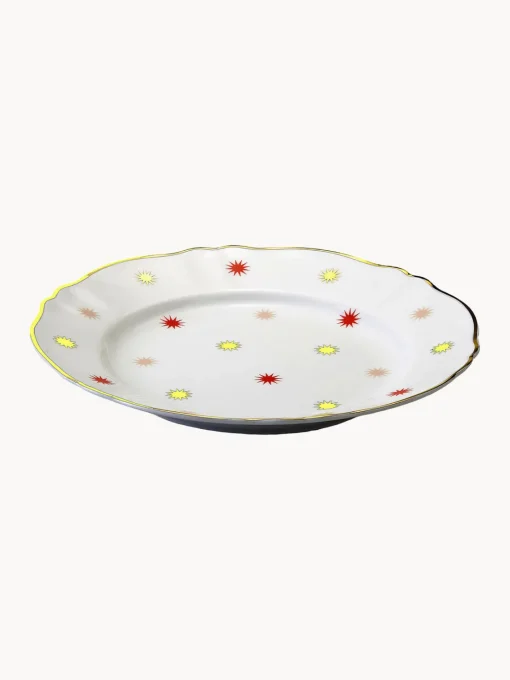 Platos Llanos|Vajillas Completas>Bitossi Home Plato llano artesanal de porcelana Abracadabra