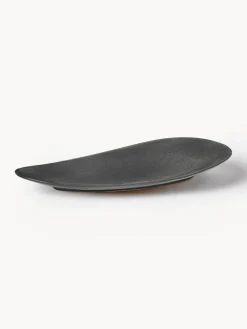 Platos Llanos|Vajillas Completas>Broste Copenhagen Plato llano con forma orgánica artesanal Limfjord