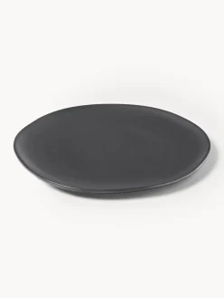Platos Llanos|Vajillas Completas></noscript>Ferm Living Plato llano de cerámica Flow Negro