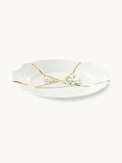 Hot Plato llano de porcelana Kintsugi Platos Llanos|Vajillas Completas