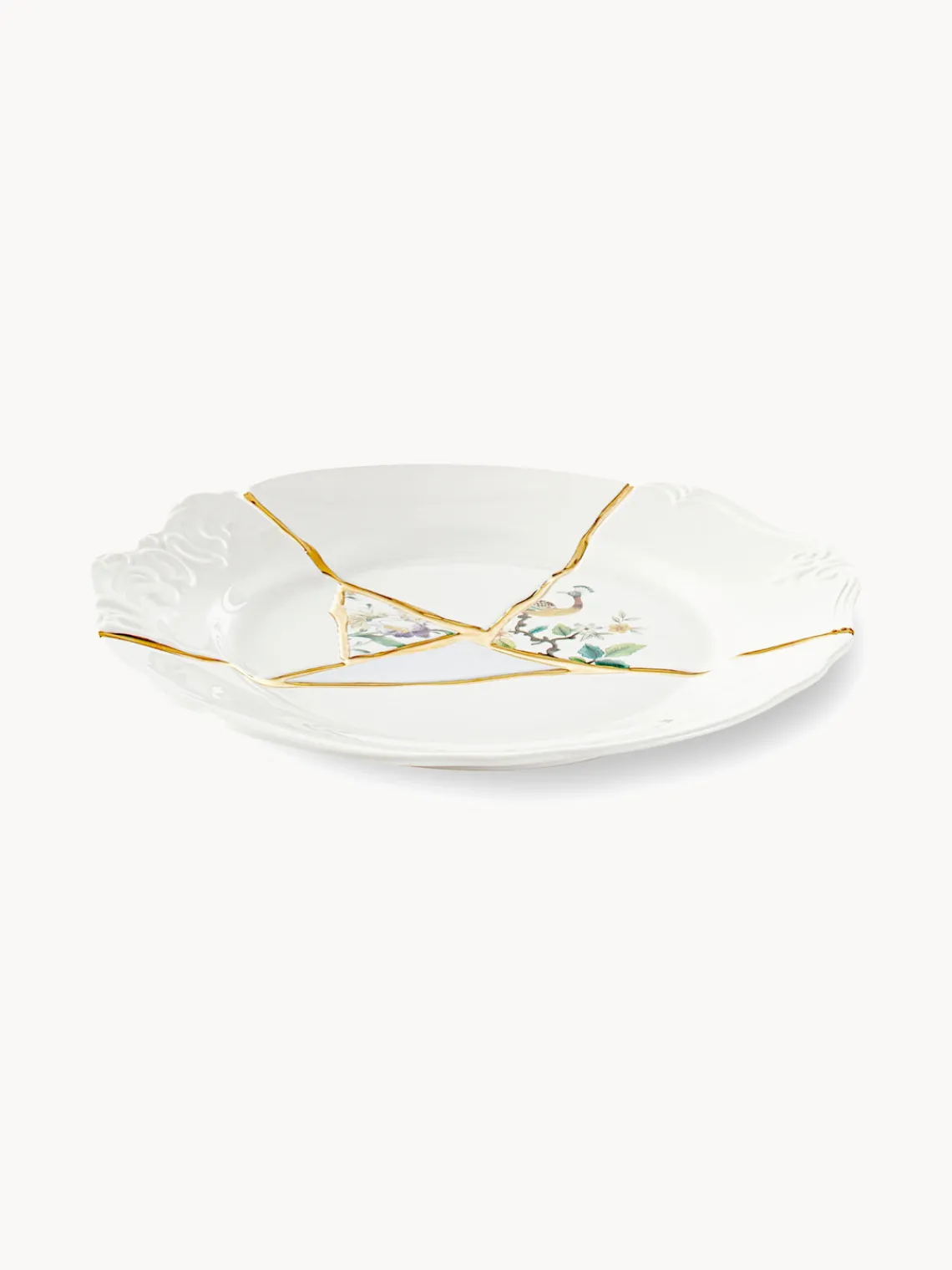 Hot Plato llano de porcelana Kintsugi Platos Llanos|Vajillas Completas