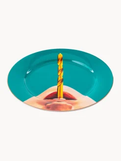 Platos Llanos|Vajillas Completas></noscript>SELETTI Plato llano de porcelana Drill