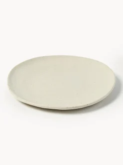 Platos De Postre|Vajillas Completas></noscript>Ferm Living Plato pastel de cerámica Flow Blanco Off White jaspeado