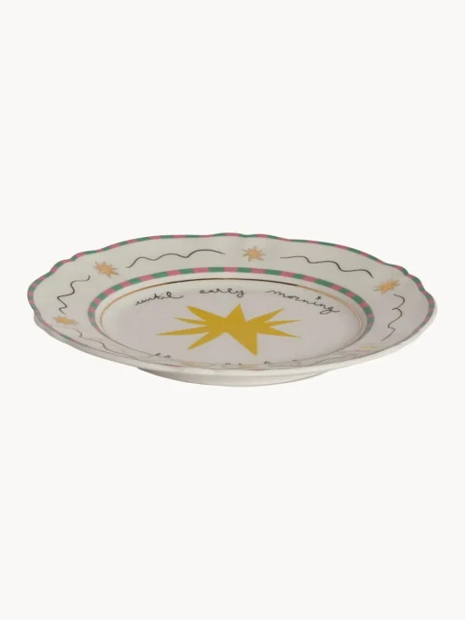 Platos De Postre|Vajillas Completas>Bitossi Home Plato postre artesanal de porcelana Star