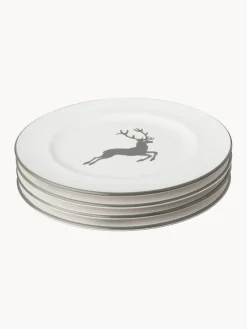 New Plato postre artesanal Grauer Hirsch Platos De Postre|Vajillas Completas