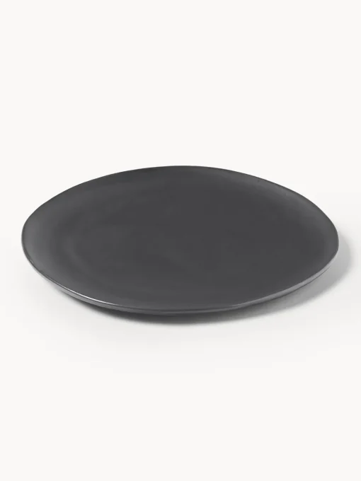 Platos De Postre|Vajillas Completas>Ferm Living Plato postre de cerámica Flow Negro