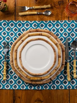 Discount Plato postre pintado a mano Bamboo Platos De Postre|Vajillas Completas
