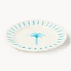 Online Plato postre pintado a mano The Palms Platos De Postre|Vajillas Completas