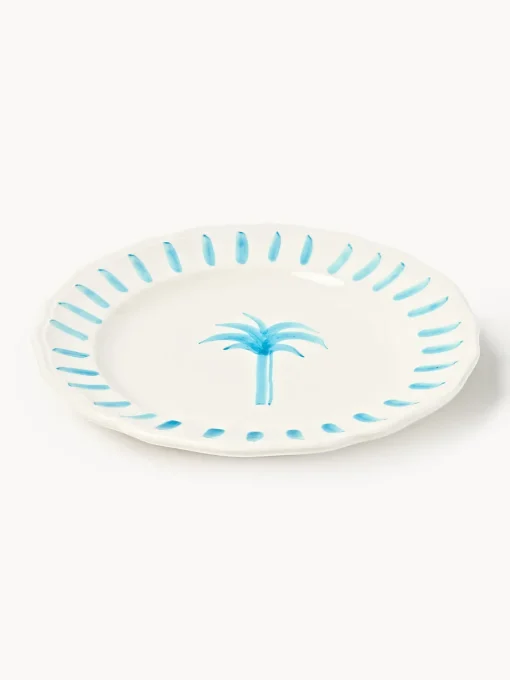 Online Plato postre pintado a mano The Palms Platos De Postre|Vajillas Completas