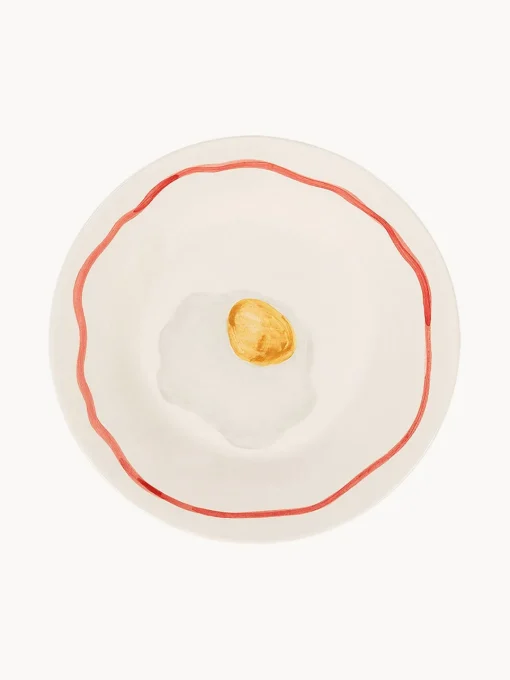 Hot Plato postre pintado a mano Oeuf Platos De Postre|Vajillas Completas
