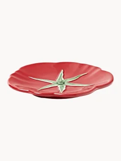 Platos De Postre|Vajillas Completas></noscript>BORDALLO PINHEIRO Plato Tomato, 4 uds.