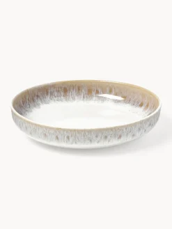 Sale Platos de pasta artesanales con esmalte reactivo Danza, 4 uds. Platos Hondos|Vajillas Completas