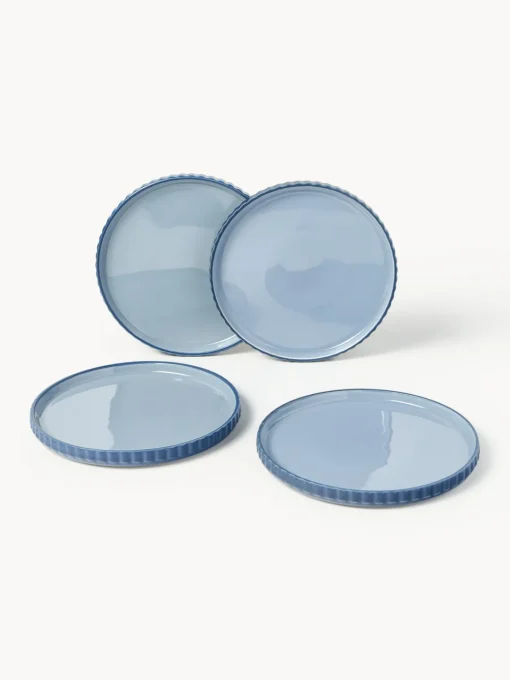 Platos De Postre|Vajillas Completas>Westwing Collection Platos de postre Napari, 4 uds. Azul, azul claro