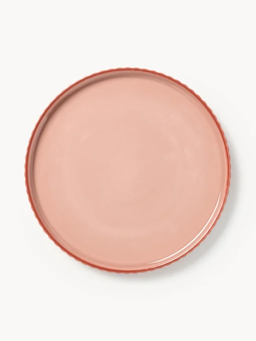 Platos De Postre|Vajillas Completas>Westwing Collection Platos de postre Napari, 4 uds. Rojo, coral