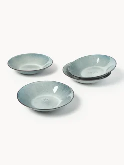 Discount Platos hondos artesanales , 4 uds. Platos Hondos|Vajillas Completas