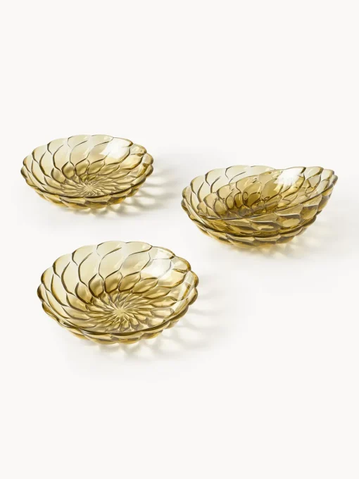 Platos Hondos|Menaje De Mesa>Kartell Platos hondos con relieve Jellies, 4 uds. Amarillo claro