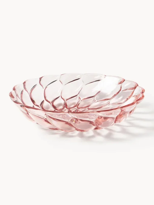 Platos Hondos|Vajillas Completas>Kartell Platos hondos con relieve Jellies, 4 uds. Rosa claro