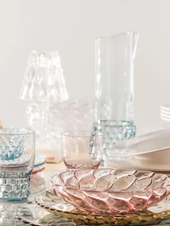 Platos Hondos|Vajillas Completas></noscript>Kartell Platos hondos con relieve Jellies, 4 uds. Rosa claro