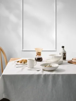 Sale Platos hondos de porcelana con relieves Sali, 2 uds. Platos Hondos|Menaje De Mesa