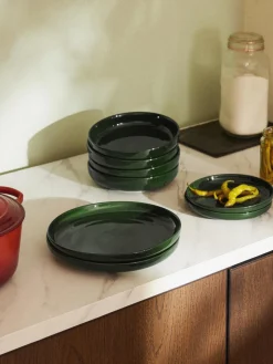 Sale Platos hondos de porcelana Nessa, 4 uds. Platos Hondos|Menaje De Mesa