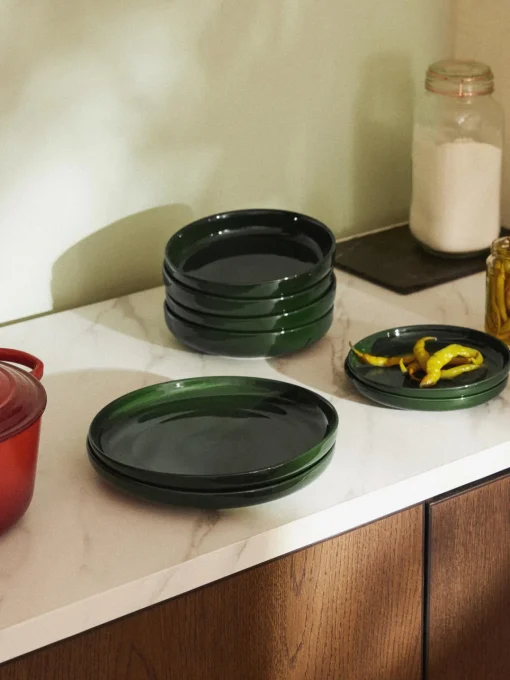 Sale Platos hondos de porcelana Nessa, 4 uds. Platos Hondos|Menaje De Mesa