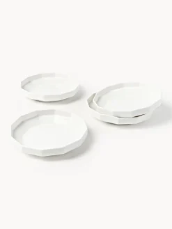 Hot Platos hondos de porcelana Angoli, 4 uds. Platos Hondos|Vajillas Completas