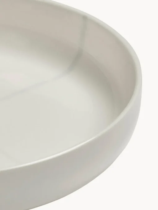 Clearance Platos hondos de porcelana con esmalte reactivo Zuma, 2 uds. Platos Hondos|Vajillas Completas